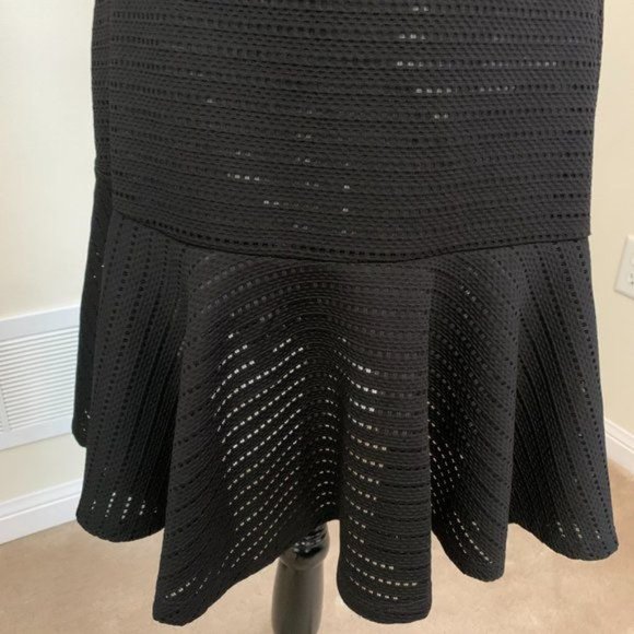 Brand New Fit and Flare Black Knit Dress. - Picture 4 of 5